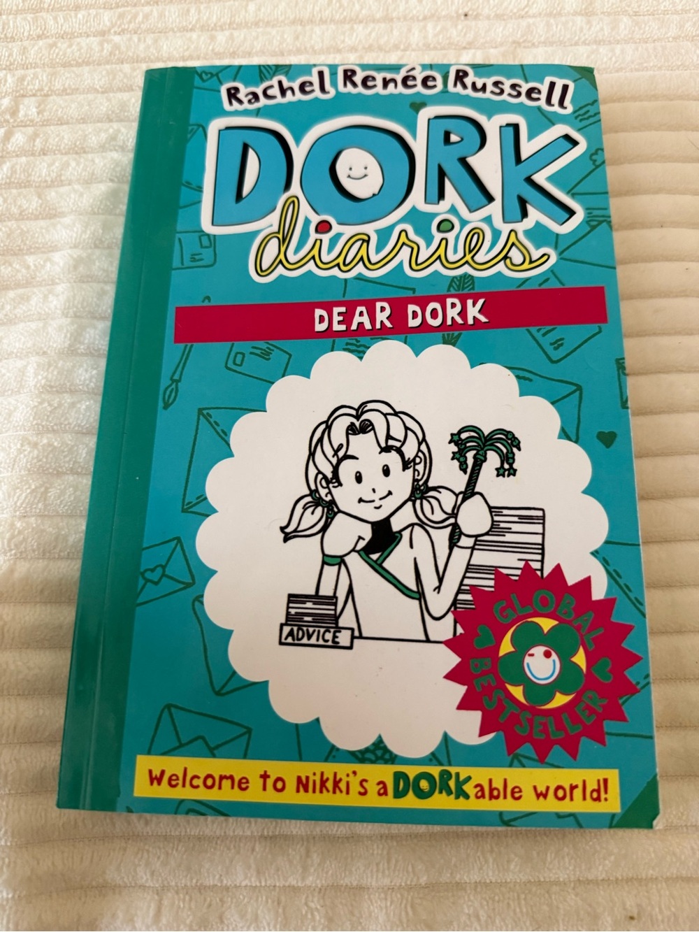 Scholastic Dork Diaries Dear Dork - Teal Cover